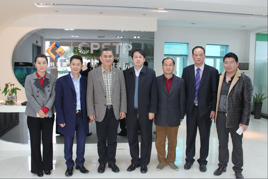 增城市委劉常委及統(tǒng)戰(zhàn)部黃部長一行蒞臨常平科技園參觀調(diào)研