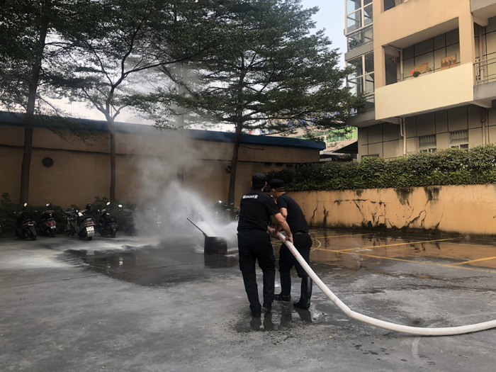 生命重于泰山——常平科技園開展消防安全知識(shí)培訓(xùn)及消防演練