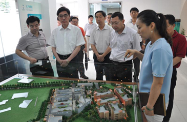 常平鎮陳偉國副書記及揭西市市委組織部部長一行蒞臨常平科技園參觀指導