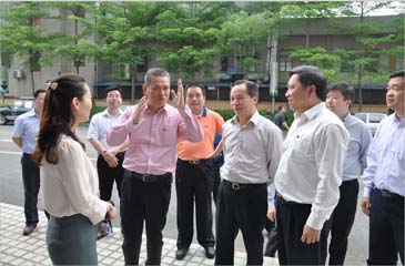 東莞市委書記徐建華一行蒞臨常平科技園參觀調研
