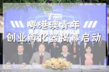 粵港澳青年創業孵化器揭幕啟動